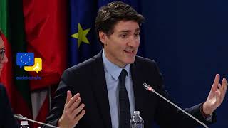 Trudeau Stands with Zelenskyy EU Leaders Unite in Kyiv Amidst Trump’s Shocking Ultimatum [upl. by Bove]