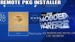 PS4 Remote Package Installer Tutorial 505 Jailbreak [upl. by Lazaro868]