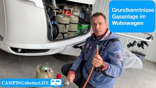 Camping Grundwissen Gasanlage Wohnwagen  inkl Gasaussensteckdose [upl. by Araed]