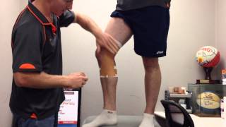 Knee MCL Taping [upl. by Enylcaj]