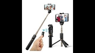 Bluetooth Selfie Stick Stativ mit Fernbedienung [upl. by Tuneberg199]