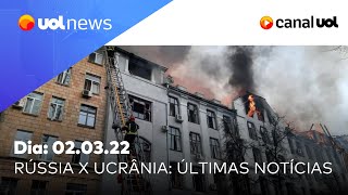 Guerra na Ucrânia veja últimas notícias e imagens do conflito com Rússia  UOL News [upl. by Esiuol]