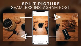 How To Split Pictures For Instagram  Seamless MultiPost Tutorial [upl. by Scuram]