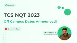 TCS NQT 2023 Offcampus Announced  Ninja  Digital [upl. by O'Callaghan]