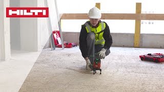 HOW TO use the HILTI PM 40MG Green multiline laser to align drywalls [upl. by Enegue937]