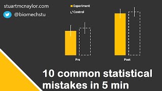 Ten Statistical Mistakes in 5 Min [upl. by Nnyliak]