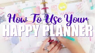 How To Use Your Happy Planner  A Beginners Guide [upl. by Bridget]