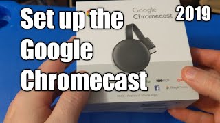 How to Set up Google Chromecast 2019 [upl. by Jonati]