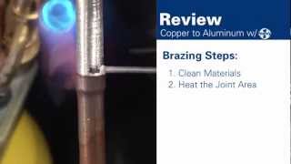 How to Braze Aluminum to Copper [upl. by Meid]