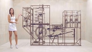 a HUGE interactive MARBLE MACHINE [upl. by Allehc]