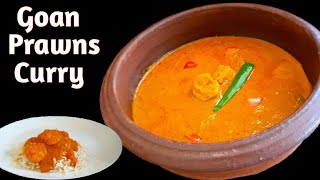 Goan Prawn Curry Recipe  Prawn Curry With Coconut  Sungtachi Kodi  Goan Recipes [upl. by Aitra854]