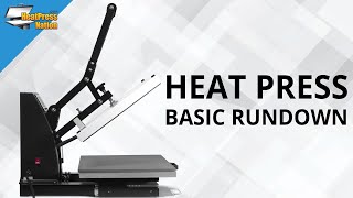 Heat Press Basic Rundown [upl. by Aibonez515]