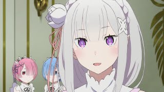 Emilia Being Cute Re Zero English Dub [upl. by Llennod385]