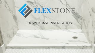 FlexStone Shower Base Installation [upl. by Ivz]