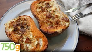 Recette de Butternut farcie au chèvre  750g [upl. by Royall950]