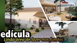 edicula super linda com 2 quartos casa barata e fácil de construir em 2022  small house design [upl. by Lajes]