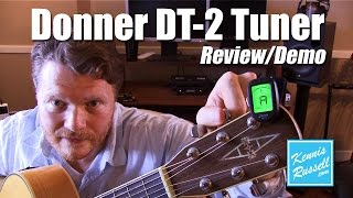 Donner DT2 Clip on TunerquotReviewDemo [upl. by Alboran453]