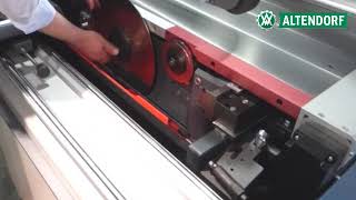 Altendorf How To Change a Blade [upl. by Akimal442]