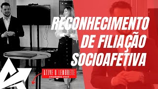 DIREITO DE FAMÍLIA Reconhecimento de filiação socioafetiva [upl. by Ecneitap]