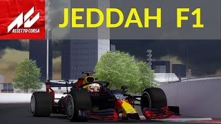 Assetto Corsa  Formula 1 Jeddah Street Circuit  Just Released [upl. by Sneed]