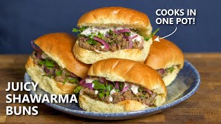 The PERFECT homemade beef shawarma [upl. by Brill630]