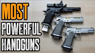 TOP 5 MOST POWERFUL HANDGUNS IN THE WORLD [upl. by Ternan]