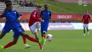 U17 EB  Magyarország  Franciaország 32 Összefoglaló videó  magyar gólok  2017 május 3 [upl. by Vidda]