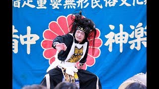 【鬼退治】備中神楽 北山社中【令和二年 六反荒神社式年祭 】1422 [upl. by Yluj]