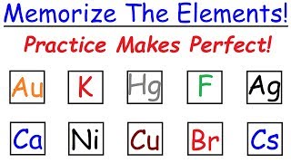 How To Memorize The Periodic Table Through Practice [upl. by Parsaye]