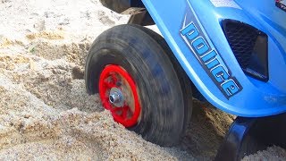 Paw Patrol policeman stuck in the sand [upl. by Nangem]