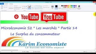 Microéconomie S2 Les marchés partie 14 quot Le surplus de consommateur quot [upl. by Terryl]