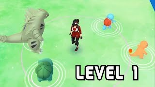 Another level 1 account Tyranitar catching after starter pokemon [upl. by Neelloj39]