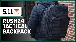 511 Tactical RUSH24 Backpack 37L Review 2 Weeks of Use [upl. by Eeryk708]