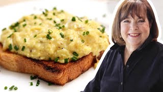 Ina Gartens Perfect Scrambled Eggs  Food Network [upl. by Ainsley904]