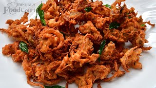 Crispy Onion Pakoda Teatime Snacks Onion Pakora [upl. by Ahcire740]