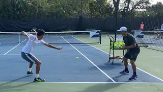 HIGH PERFORMANCE TENNIS DRILLS FOR ALL AGES with Coach Dabul  ATP  Intensity  Tennis Training [upl. by Austen96]