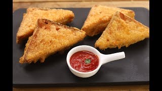 Bread Pakoda  Sanjeev Kapoor Khazana [upl. by Tomkiel]