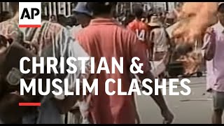 INDONESIA MALUKU PROVINCE CHRISTIAN amp MUSLIM CLASHES [upl. by Edelstein800]