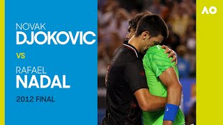 Novak Djokovic vs Rafael Nadal in the longest final in Grand Slam history  Australian Open 2012 [upl. by Nakre]