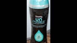 Downy Unstopables Fresh Scent Review [upl. by Annmarie142]