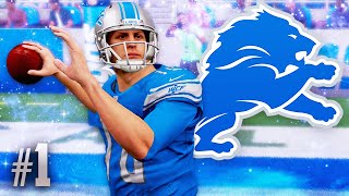 Madden 22 Detroit Lions Franchise Mode Ep 1  Starting the Rebuild [upl. by Cirnek]