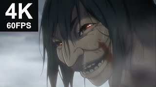 Levi vs Aberrant Titan  Shingeki No Kyojin OVA 4K 60FPS [upl. by Yeorgi208]