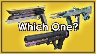 Destiny 2 Which Exotic To Pick  Sunshot Riskrunner or Graviton Lance [upl. by Lupee]