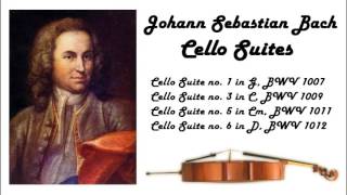 Johann Sebastian Bach  Cello suites in 432 Hz great for reading or studying [upl. by Ardnosac]