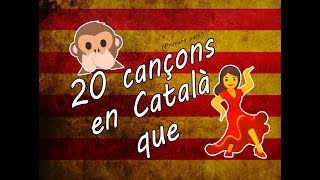 20 CANCIONES en CATALÁN que 🕺 🎵 catalanfacil [upl. by Rider]