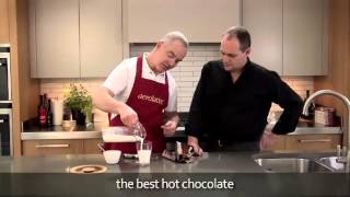 How to make a hot chocolate using an aerolatte milk frother [upl. by Ainsworth330]