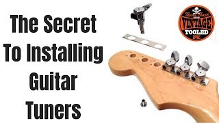 The Secret To Installing New Guitar Tuners [upl. by Esertak]