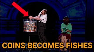 Coins Becomes Fishes  Teller  Penn and Teller Fool Us [upl. by Lectra]