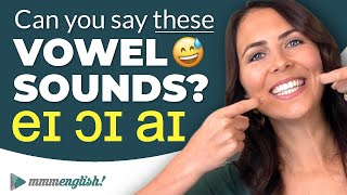 Pronunciation Practice 👄 Difficult Vowel Sounds DIPHTHONGS [upl. by Merill]