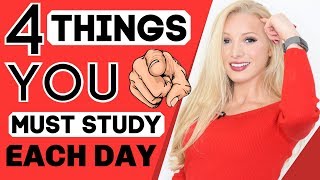 4 things to study EVERY DAY to become fluent in English [upl. by Denae]